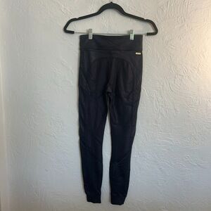 Alala Raya Rib Tight Leggings Wmn's S Dark Blue Athletic